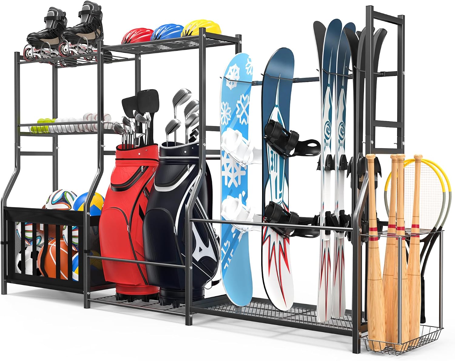 Golf Equipment Organizer For Garage - Organizador de Equipamentos Esportivos, Suporte para