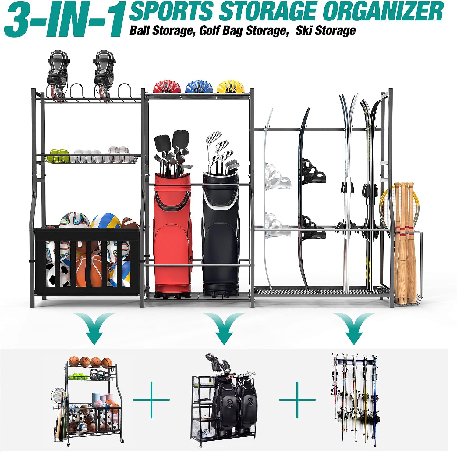 Organizador de Equipamentos Es - Golf Equipment Organizer For Garage avaliação e preço