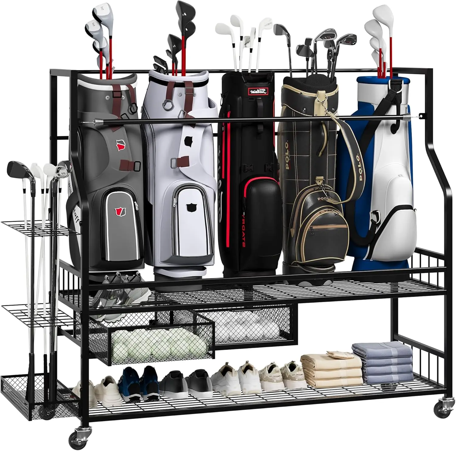 Prateleira de Armazenamento Mu - Golf Equipment Organizer For Garage avaliação e preço