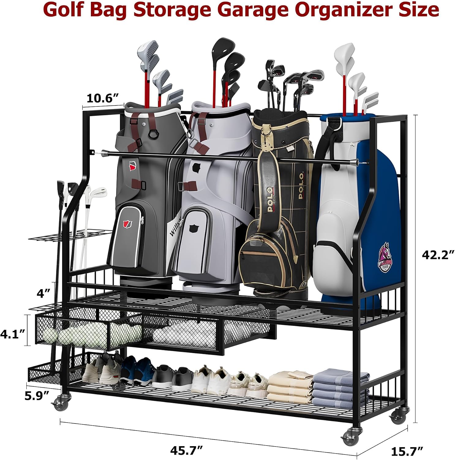 Organizador de Garagem para Bo - Golf Equipment Organizer For Garage avaliação e preço